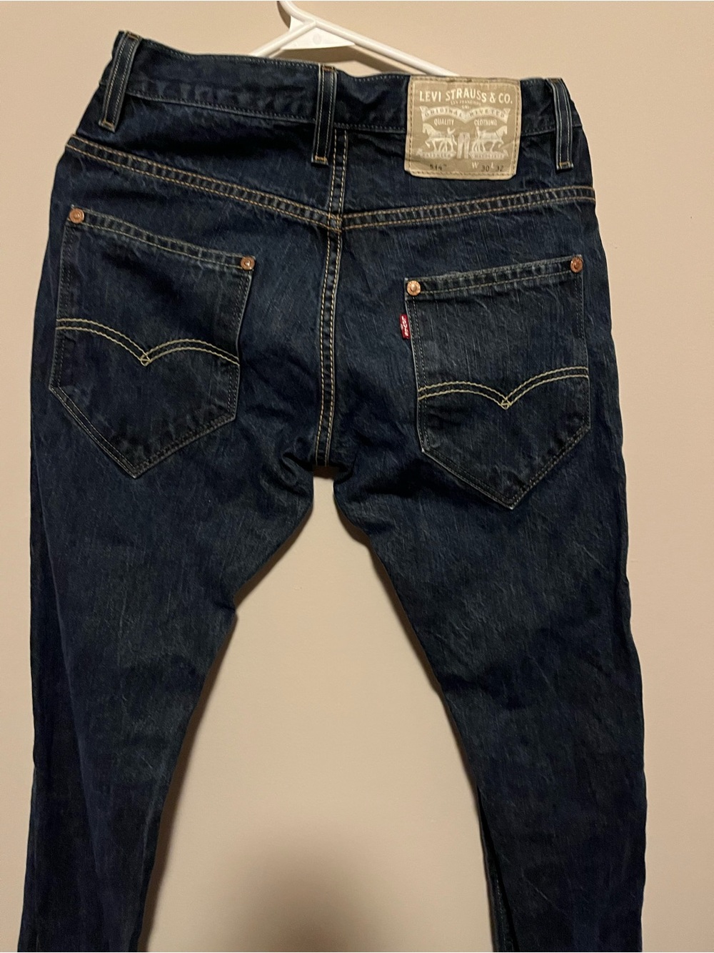 Levi's Dark Indigo Slim Straight Men's Jeans